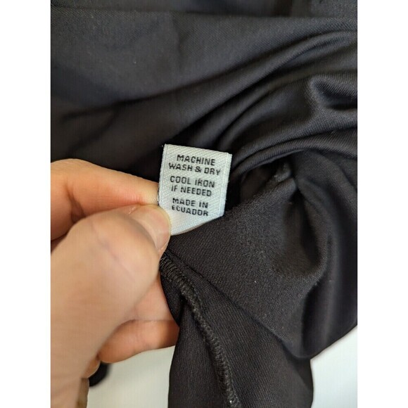 Iridium Top Womens Size L Black‎ Long Sleeve Tee Soft Comfort Stretch Minimalist - Picture 8 of 10